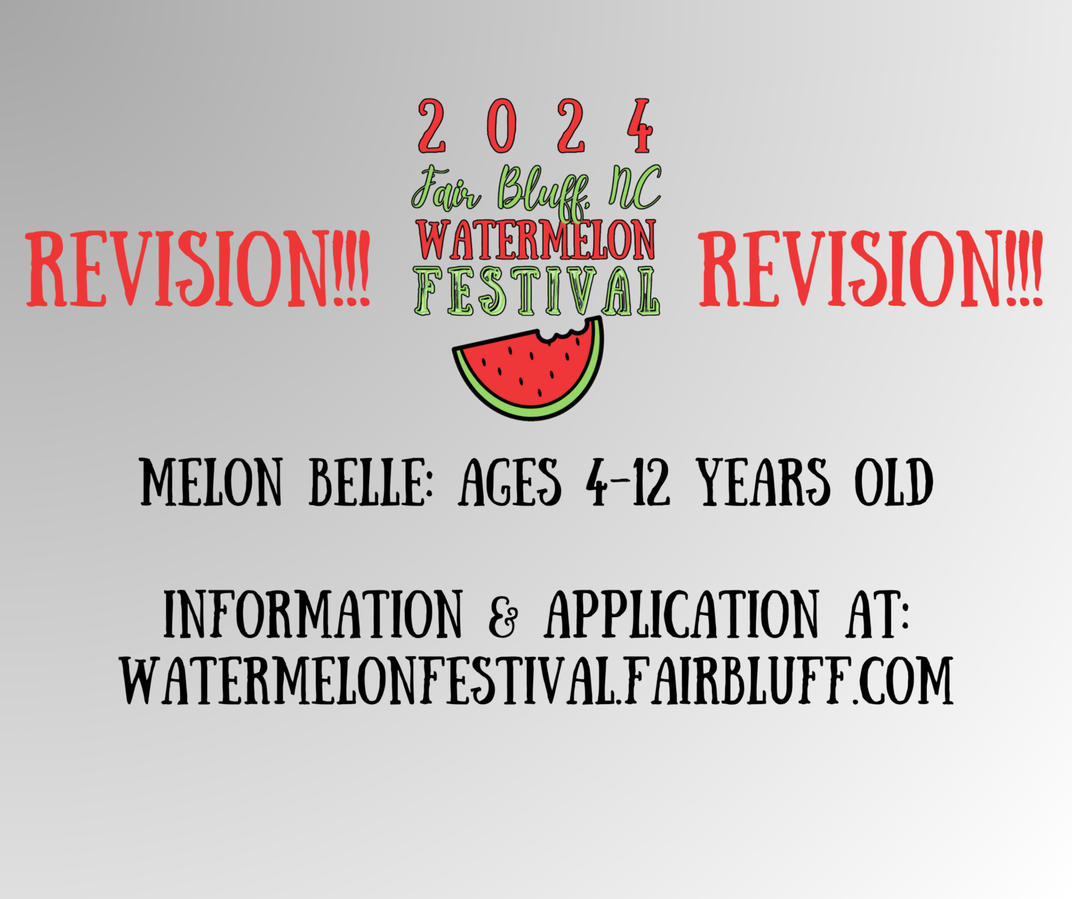 Contests Fair Bluff Watermelon Festival 2024
